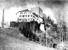 Das Schloss vor dem Rückbau 1972 von Südosten. (Bild: (Bürgerarchiv Weinfelden))