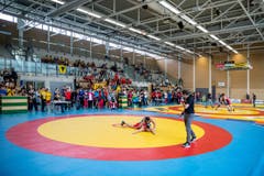 Blick in die BBZ-Halle in Willisau. (Bild: Philipp Schmidli)