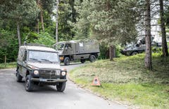 Volltruppenübung Trium der Schweizer Armee Seerücken (Bild: Andrea Stalder)