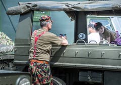 Panzer- und Armeefahrzeugtreffen Bürglen 2018 (Bild: Andrea Stalder)