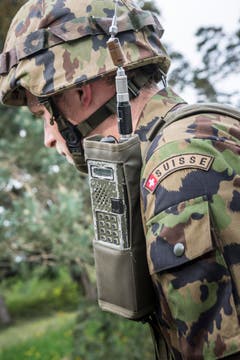 Volltruppenübung Trium der Schweizer Armee Seerücken (Bild: Andrea Stalder)