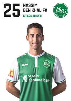 Nassim Ben Khalifa: Note 4. Kommt in der 68. Minute für Aleksic. Fügt sich gleich gut ein und kann als einer der wenigen St. Galler den Ball halten. (Bild: pd)