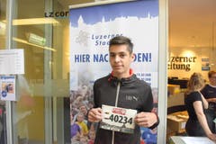 Florian Kalt, Hellbühl, Startnummer 40 234, zum 41. Stadtlauf: «Ich will in meiner Kategorie unter die Top 10 laufen. Auf den Lauf und die super Stimmung in der Stadt freue ich mich sehr.» (Bild: LZ)