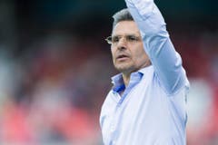 Boro Kuzmanovic dirigiert sein Team von der Seitenlinie aus. (Bild: Keystone)