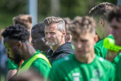 Sportchef Alain Sutter war beim Training dabei. (Bild: Michel Canonica)