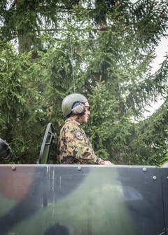 Volltruppenübung Trium der Schweizer Armee Seerücken (Bild: Andrea Stalder)