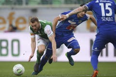 Doppeltorschütze Runar Sigurjonsson kämpfte um jeden Ball. (Bild: keyston)
