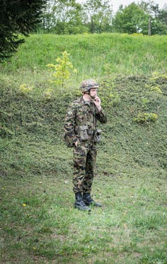 Volltruppenübung Trium der Schweizer Armee Seerücken (Bild: Andrea Stalder)