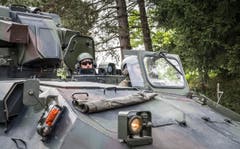 Volltruppenübung Trium der Schweizer Armee Seerücken (Bild: Andrea Stalder)