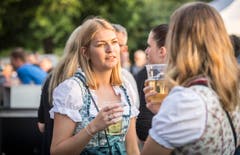 Am Konzert von Mundart-Rocker Trauffer in Frauenfeld (Bild: Andrea Stalder)