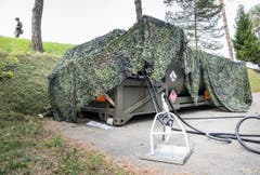 Volltruppenübung Trium der Schweizer Armee Seerücken (Bild: Andrea Stalder)