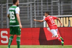 Jonathan Sabbatini gelang in der 18. Minute das 1:0. (Bild: Keystone)