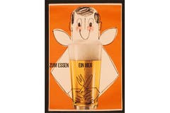 1963: «Zum Essen ein Bier». (Bild: SBV)