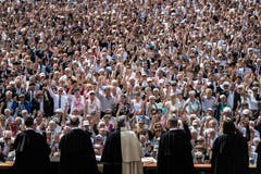 Die Landsgemeinde hat dem 41-Millionen-Kredit für den Neubau des Spitals zugestimmt. (Bild: Michel Canonica)