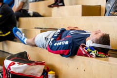 Ein Athlet entspannt sich (Bild: Philipp Schmidli)