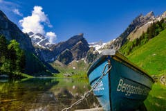 Herrliches Frühlingswetter am Seealpsee (Bild: Luciano Pau)