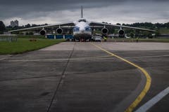 Die Antonov An-124 hat eine Spannweite von 73,30 Metern. | Bild: Boris Bürgisser (Emmen, 15. Mai 2018)