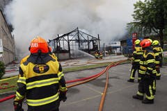 Die Chemiewehr stand ebenfalls im Einsatz (Bild: Florian Arnold)