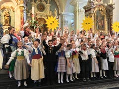 Auch in Engelberg füllten die Kinder die Kirche.