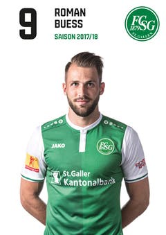 Roman Buess: Note 3. Bemüht wie immer, hat eine Kopfballchance nach der Pause. Vor allem in der ersten Halbzeit kann er sich nicht in Szene setzen. (Bild: pd)