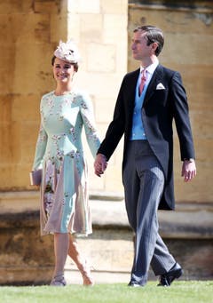 Pippa Middleton, die Schwester von Herzogin Kate und James Matthews. (Chris Jackson/pool photo via AP)