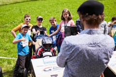Das Erinnerungsfoto des Teams darf nicht fehlen. (Bild: Jakob Ineichen (Flüeli-Ranft, 19. Mai 2018))