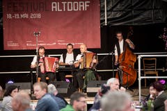 Handorgelduo Betschart-Müller | Bild: Manuela Jans-Koch (Altdorf, 19. Mai 2018)