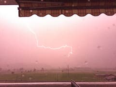 Greller Blitz in Wauwil. Leserbild: Corinne Fellmann
