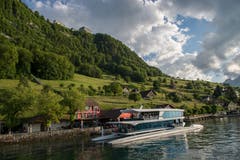 Das neue Motorschiff Bürgenstock unternahm am Donnerstag seine Jungfernfahrt. (Bild: Dominik Wunderli (Luzern, 24. Mai 2018))