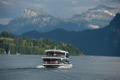Jungfernfahrt auf dem Vierwaldstättersee. (Bild: Dominik Wunderli (Luzern, 24. Mai 2018))