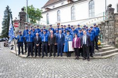 Impression der öffentlichen Vereidigungsfeier in Sursee. (Bild: Manuela Jans-Koch, 24. Mai 2018)