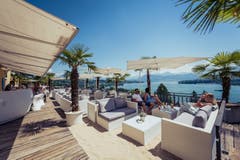 Der Montana Beach Club ist die beliebteste Roof-Top-Bar der Schweiz. Bild: PD