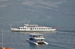 MS Bürgenstock alt und neu. (Bild: Anton Krieger-Lichotta (Luzern, 24. Mai 2018))
