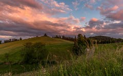 Abendrot auf dem Zugerberg. (Bild: Daniel Hegglin, 24. Mai 2018)