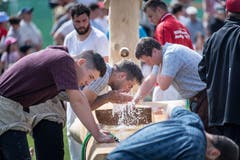 St. Galler Kantonalschwingfest in Tübach.