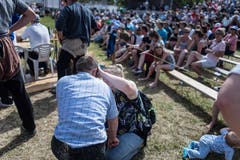 St. Galler Kantonalschwingfest in Tübach.