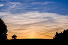 Stimmungsvoller Himmel über Hauptwil (Bild: Luciano Pau)