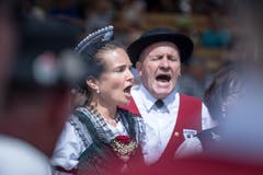 St. Galler Kantonalschwingfest in Tübach.