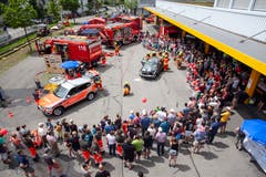 Die Feuerwehr erlebte einen Grossaufmarsch.