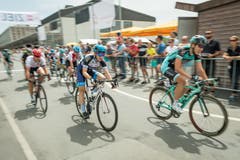 Desiree Ehrler im dunkelblauen Dress wird Dritte. (Bild: Christian H. Hildebrand (Hagendorn, 27. Mai 2018)