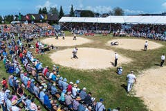 St. Galler Kantonalschwingfest in Tübach.