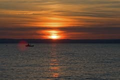 Sonnenuntergang in Arbon. (Bild: Regina Rosin)