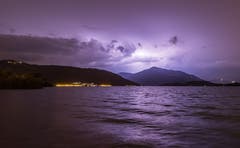 Gewitter über der Rigi (Bild: Daniel Hegglin / Aufnahmeort: Zug, 27.5.2018)