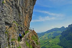 Auf dem Weg kurz nach dem Wildkirchli. (Bild: Renato Maciariello)
