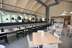 Das Restaurant bietet Platz für rund 170 Personen. (Bild: Urs Hanhart (Schattdorf, 31. Mai 2018))