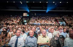 Die TKB-Partizipanten-Versammlung in der Bodensee Arena (Bild: Andrea Stalder)