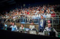 Die TKB-Partizipanten-Versammlung in der Bodensee Arena (Bild: Andrea Stalder)