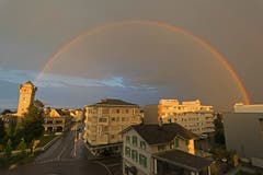 Regenbogen über Arbon (Bild: Regina Rosin)