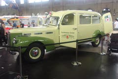 Cadillac Krankenwagen von 1941, gesehen an zürcher Ausstellung. (Bild: Josef Müller)