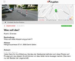 Es gibt auch Fragen, die nicht einmal die Stadtverwaltung beantworten kann. (Illustration: Stadt St.Gallen)